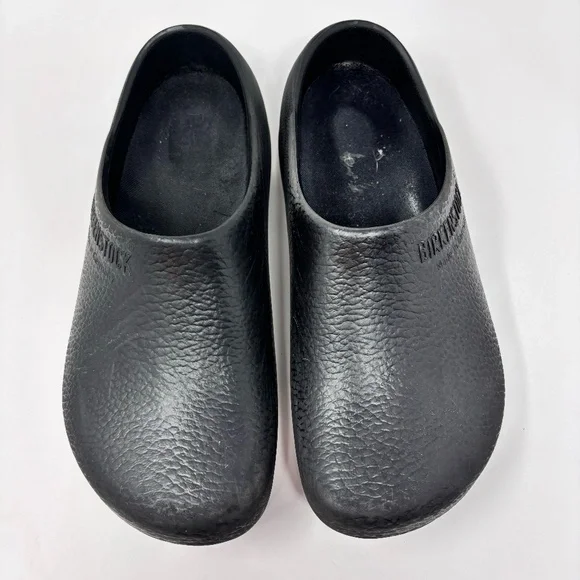Birkenstock Ges Gesch Mens Rubber Slip On Clogs Black Size 10 - Picture 7 of 7